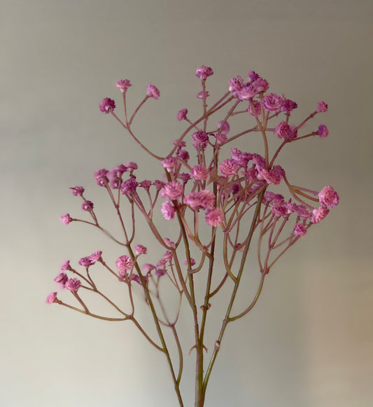 Lilac Purple Baby's Breath Single Stem Artificial Flower Faux Flower