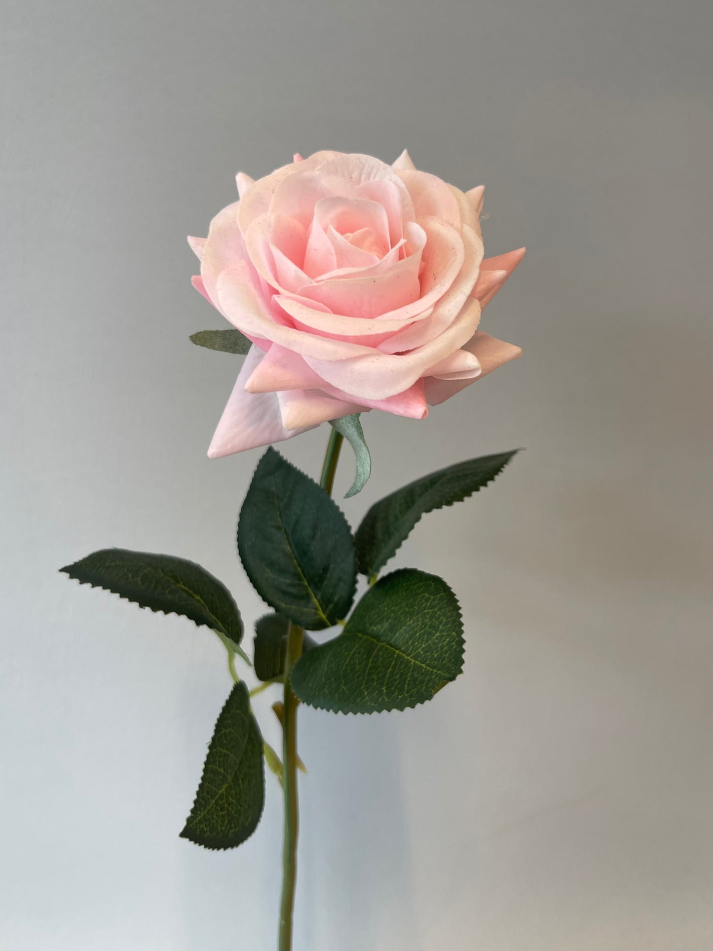 Mini Rose Light Pink Real touch Rose Artificial Flower Faux Flower