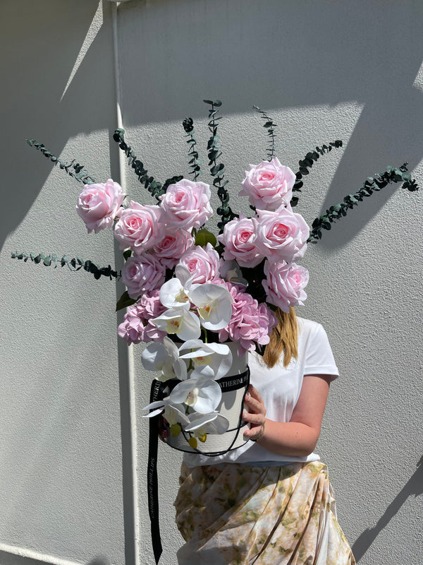 Everlasting Pink Valentine’s Day Arrangement