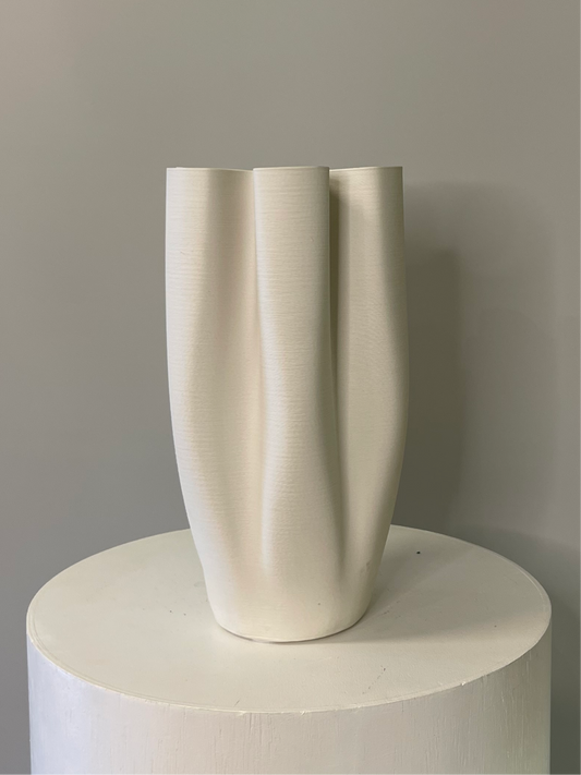 Aurora White Decorative Elite Vase