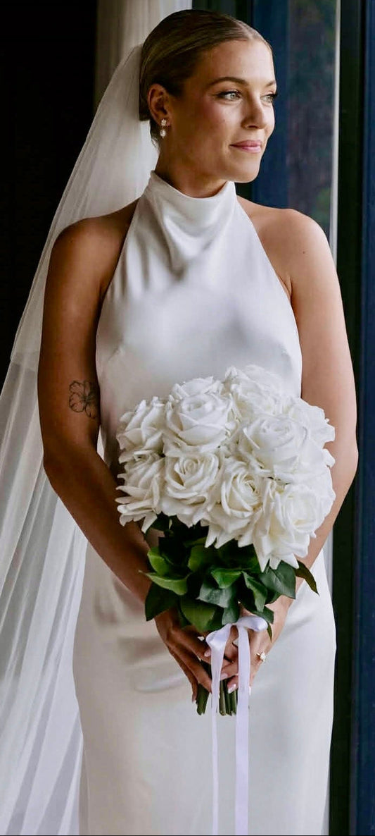 Catherine Phillips Martinez Bridal Wedding Bouquet Artificial Faux Flowers