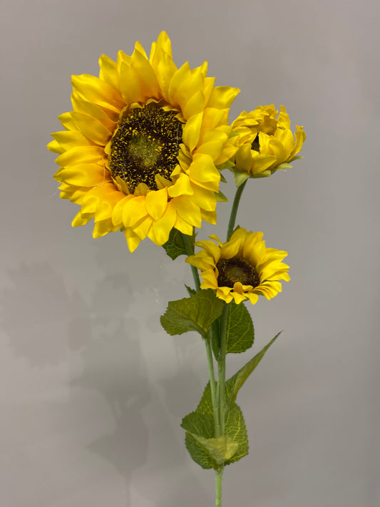Sunflower Spray Artificial Flower Faux Flower S2