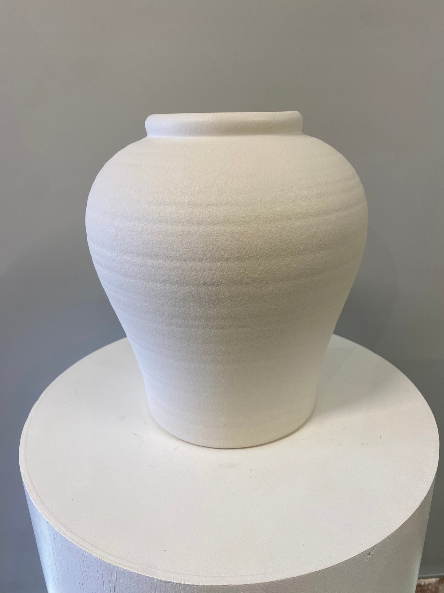 White Herama Pot Vase