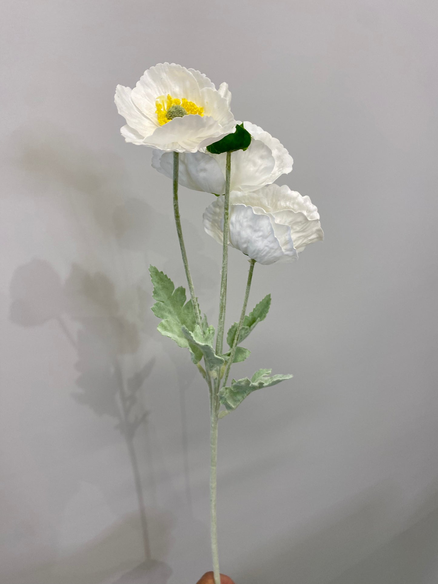 Real Touch White Cosmos Spray Single Stem Artificial Flowers