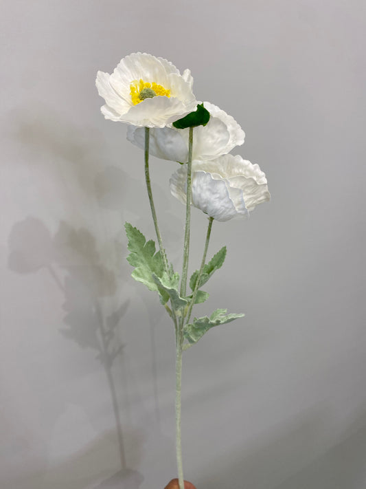 Real Touch White Cosmos Spray Single Stem Artificial Flowers