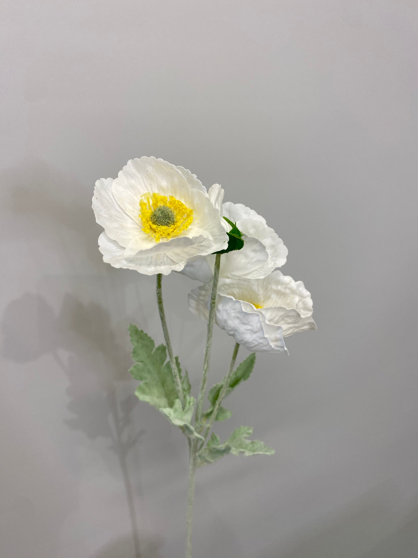 Real Touch White Cosmos Spray Single Stem Artificial Flowers