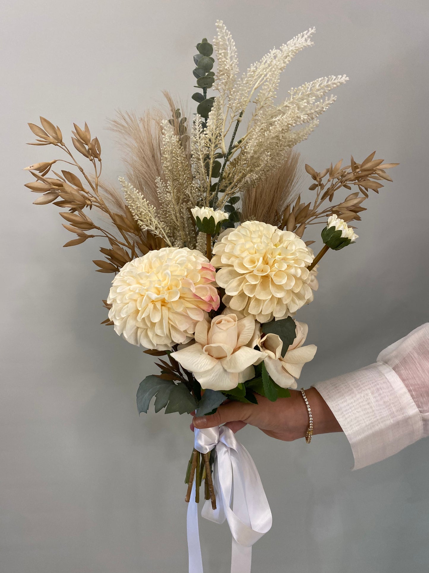 Catherine Phillips Dusty Brown Tones Wedding Bouquet