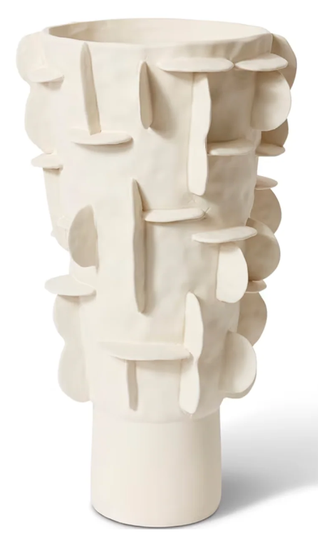 Adora Tall Vase Vessel Ivory